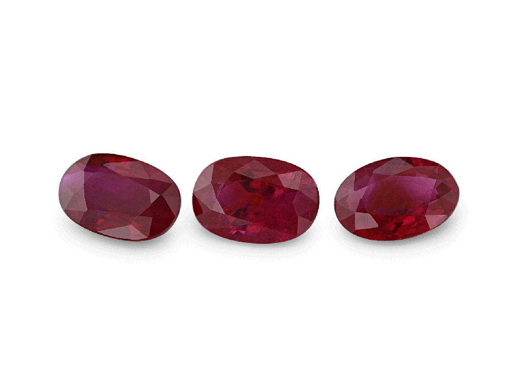 Ruby Red 6x4mm Oval