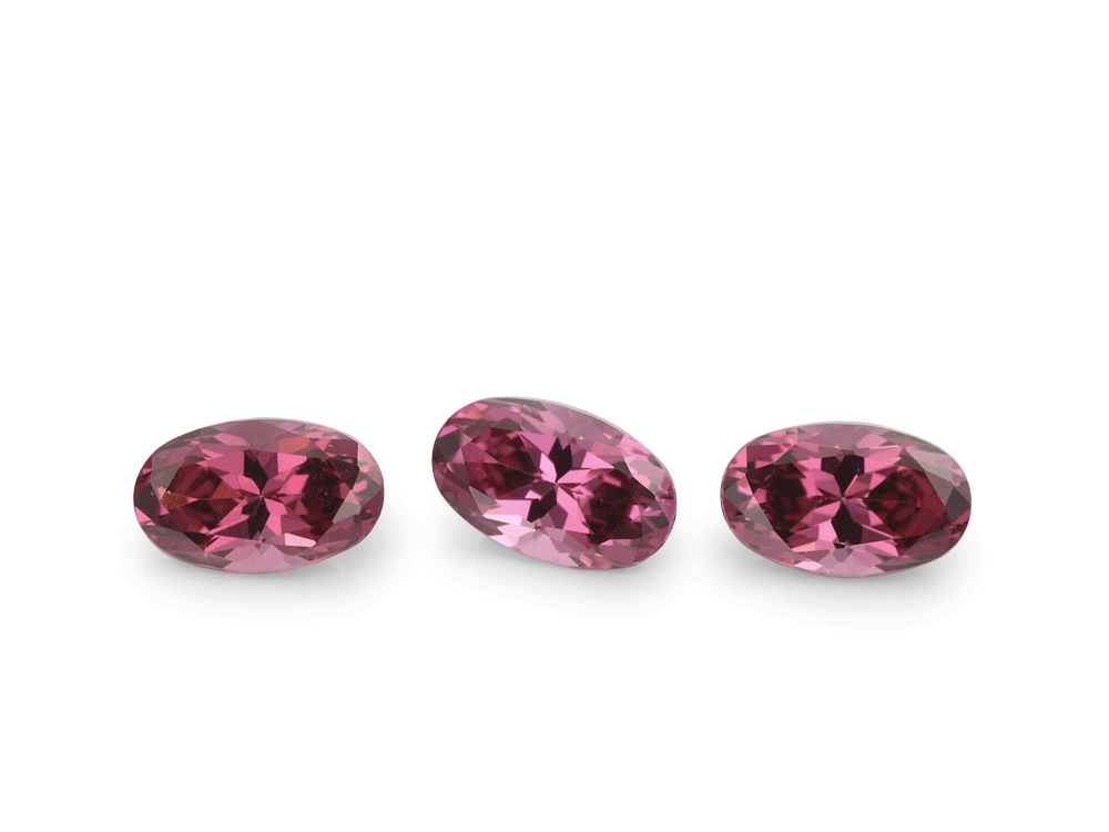 Rhodolite Garnet 6x4mm Oval Signity