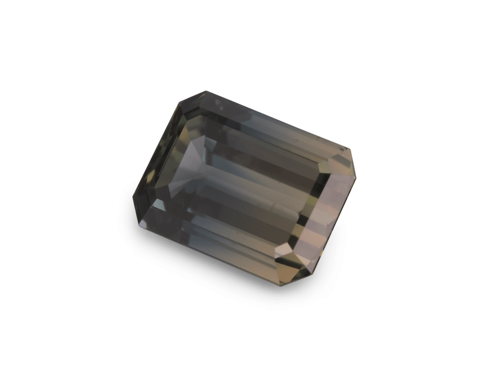 Parti Sapphire 5.85x4.2mm Emerald Cut "Sunset"