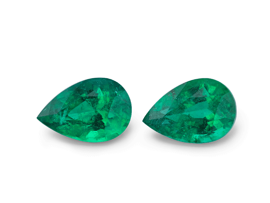 Zambian Emerald 9x6.1mm Pear Shape