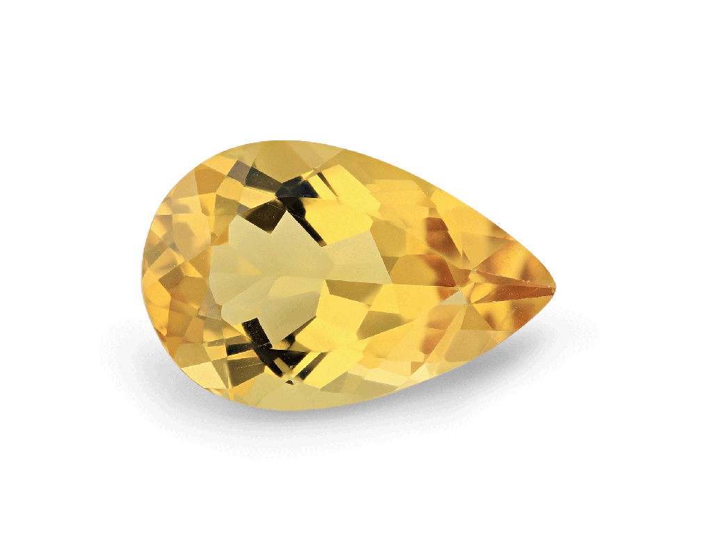 Yellow Beryl 14.8x9.6mm Pear