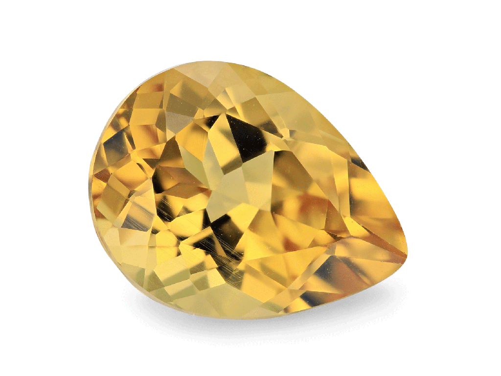 Yellow Beryl 16.1x12.3mm Pear