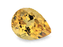 Yellow Beryl 16.1x12.3mm Pear Shape