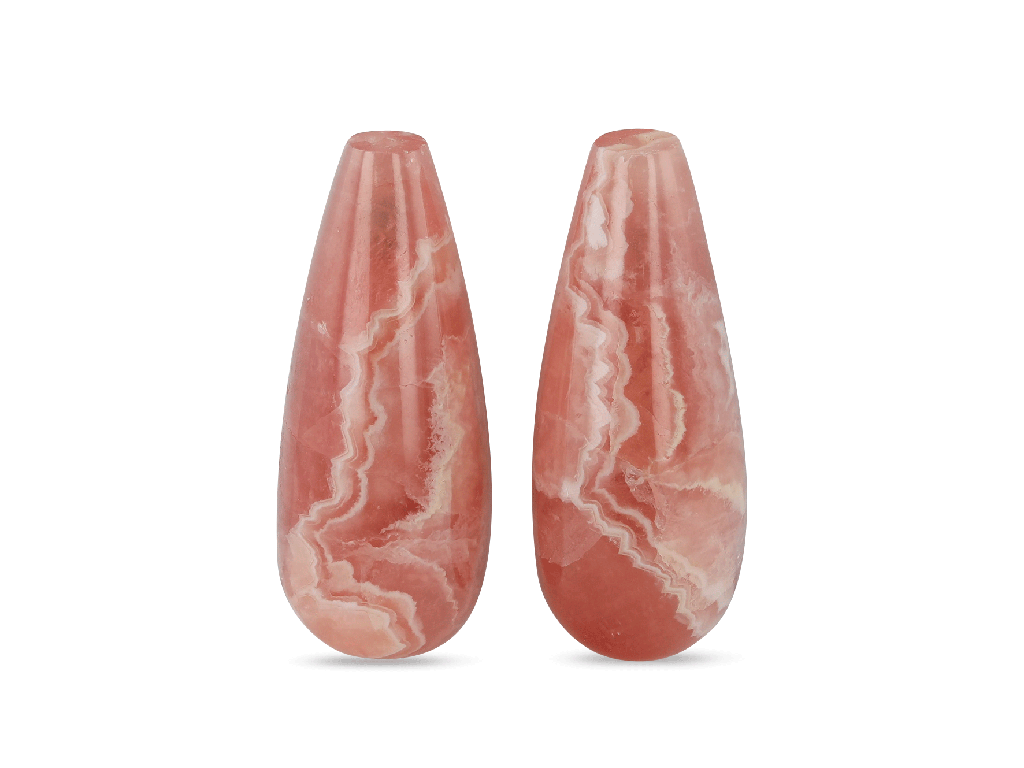 Rhodochrosite 20x8mm Polished Drop