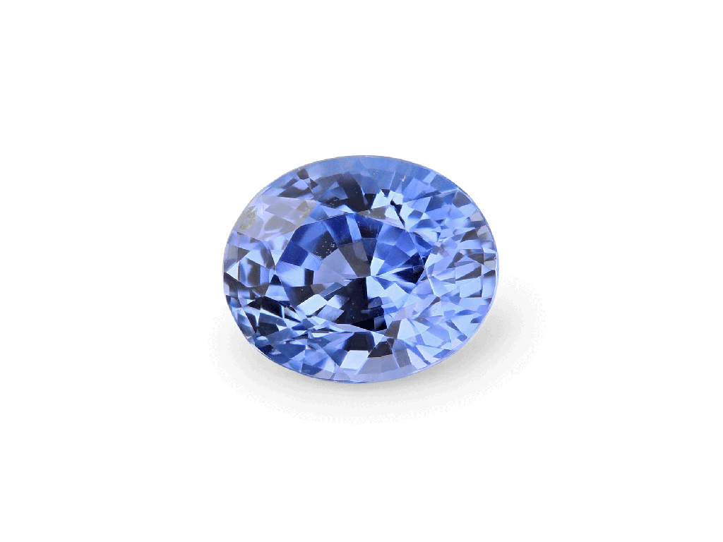 Ceylon Sapphire 7x5.7mm Oval Light Blue