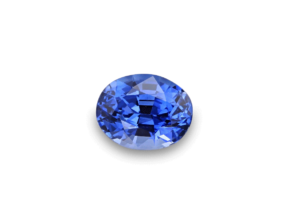 Ceylon Sapphire 7.1x5.5mm Oval Bright Blue