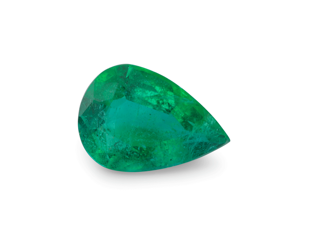 Emerald Zambian 7.1x4.9mm Pear Shape