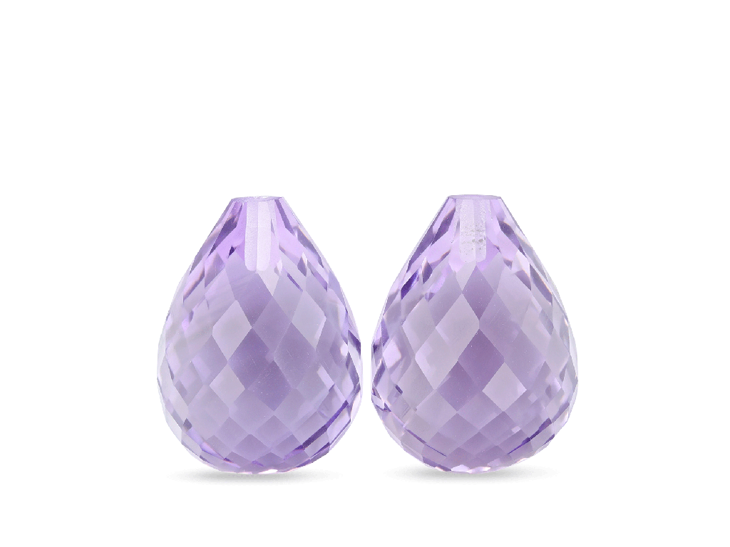 Amethyst Light 16x12mm Briolette