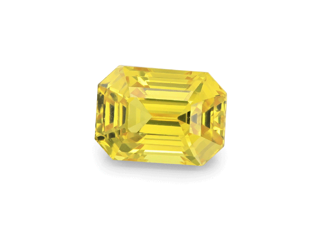 Madagascan Yellow Sapphire 8.8x6.4mm Emerald Cut