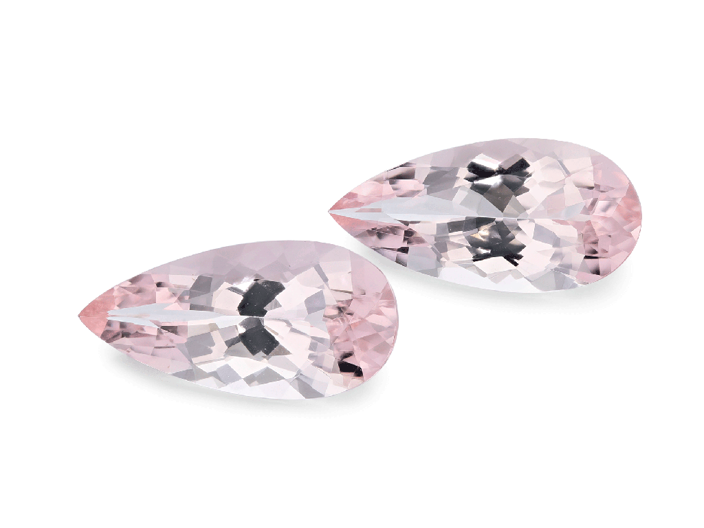 Morganite Pink 15.5x7.5mm Pear Shape Pink