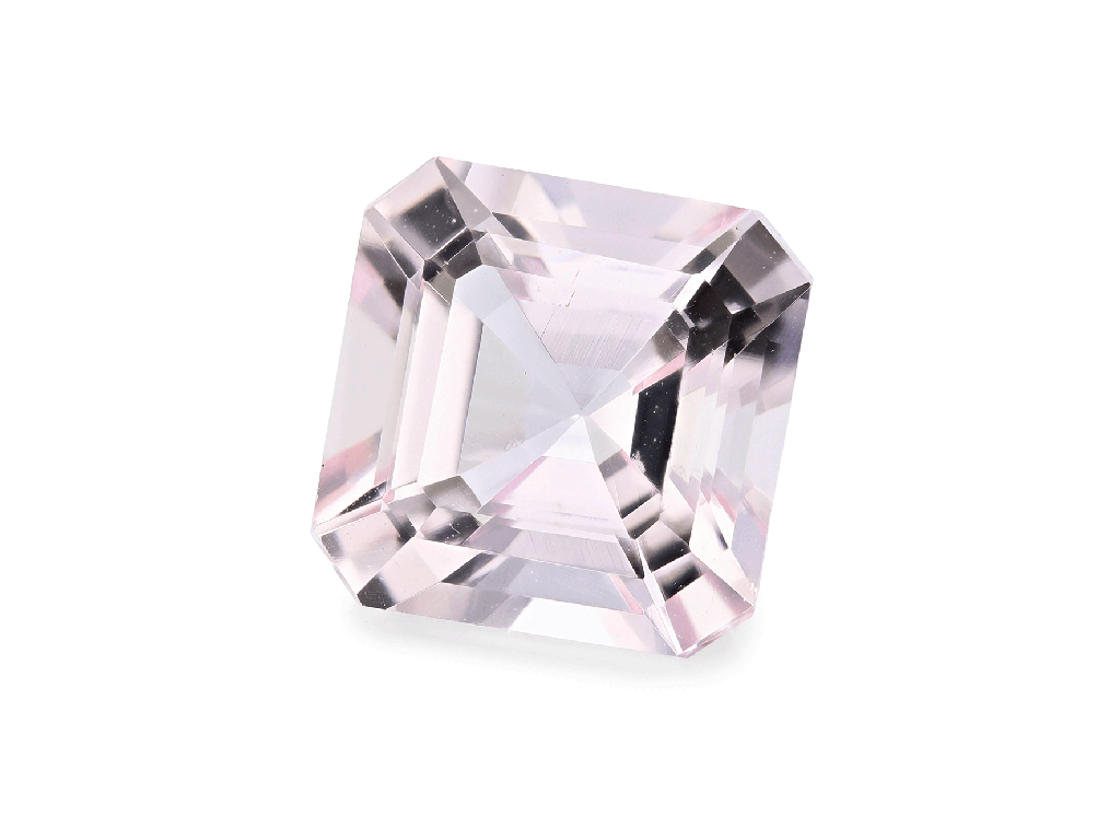 Morganite 8mm Square Emerald Cut Pink