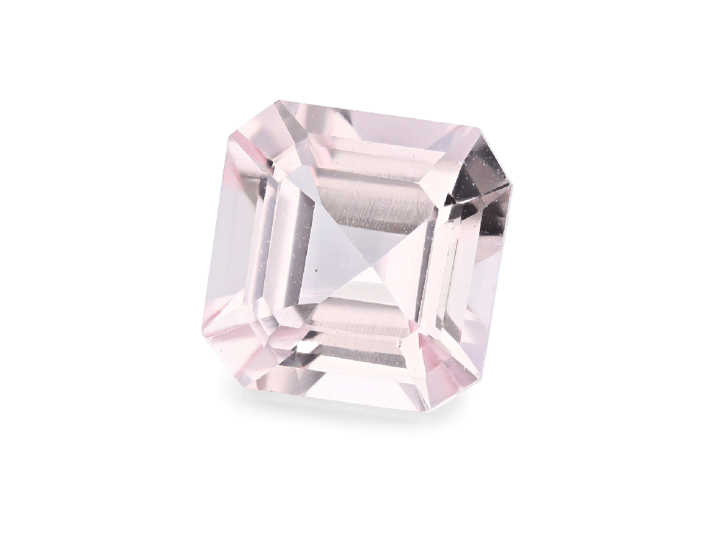 Morganite 8.1mm Square Emerald Cut Pink