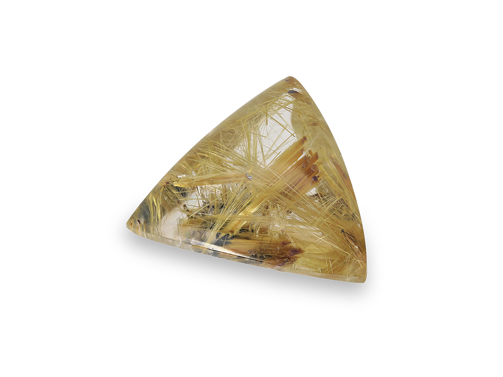 Star Rutile Quartz 16.5x16.5mm Triangle