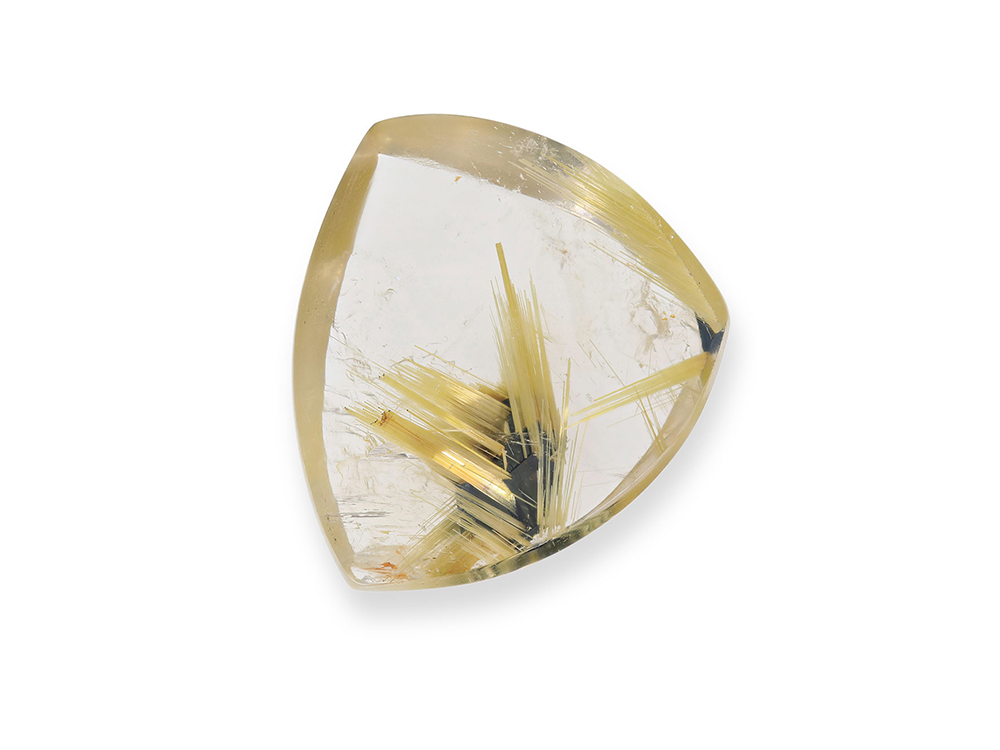 Star Rutile Quartz 22x18mm Triangle