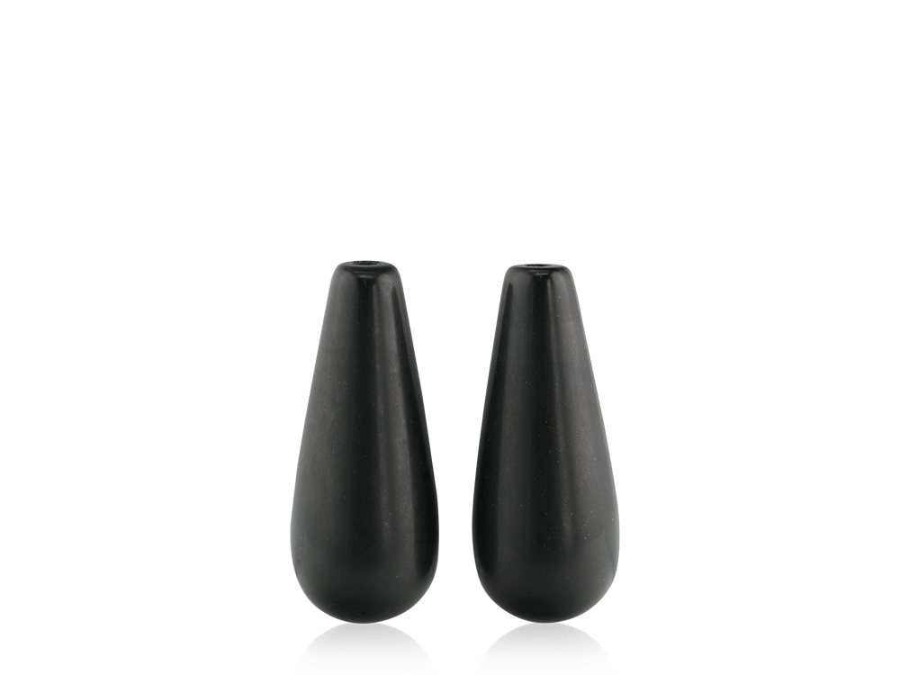 Onyx Drop Matte 20x8mm Pair 