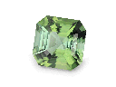 Green Tourmaline 10mm Square Emerald Cut