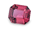 Pink Tourmaline 12x10mm Emerald Cut