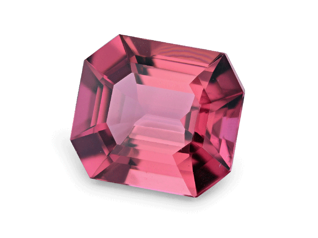 Pink Tourmaline 11.2x9.8mm Emerald Cut