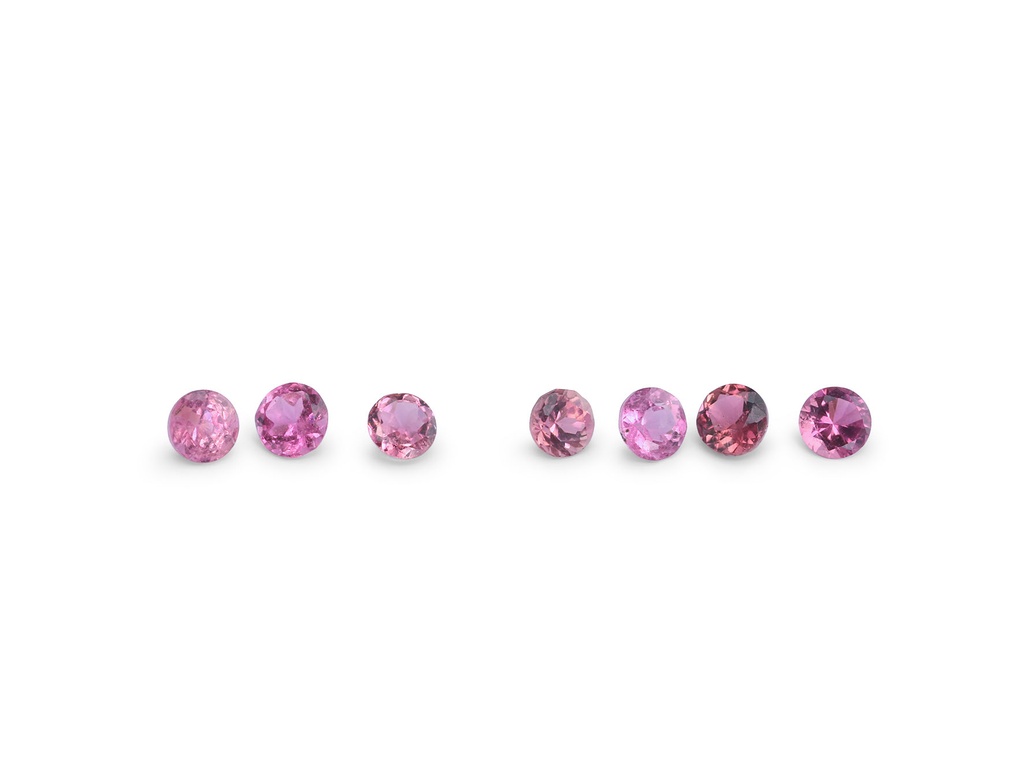 Pink Tourmaline 1.75mm Round