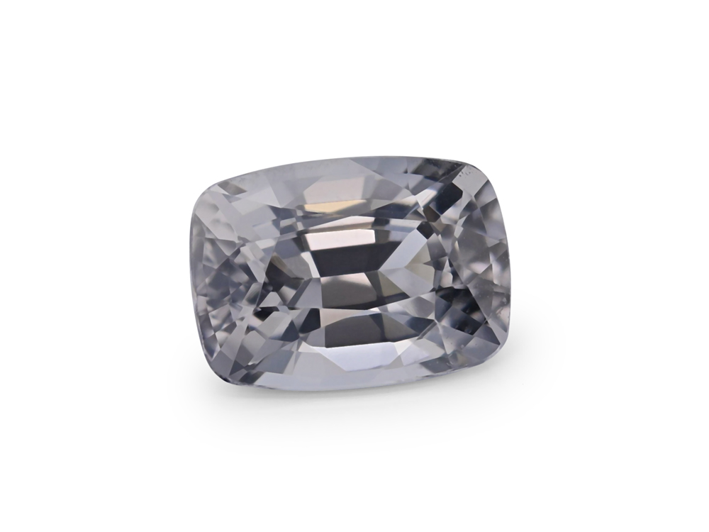 Spinel 7.45x5.3mm Cushion Light Grey