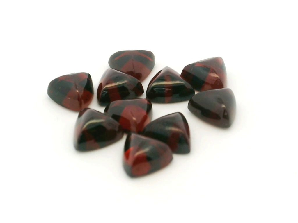 Almandine Garnet 6.00mm Trilliant Cabochon