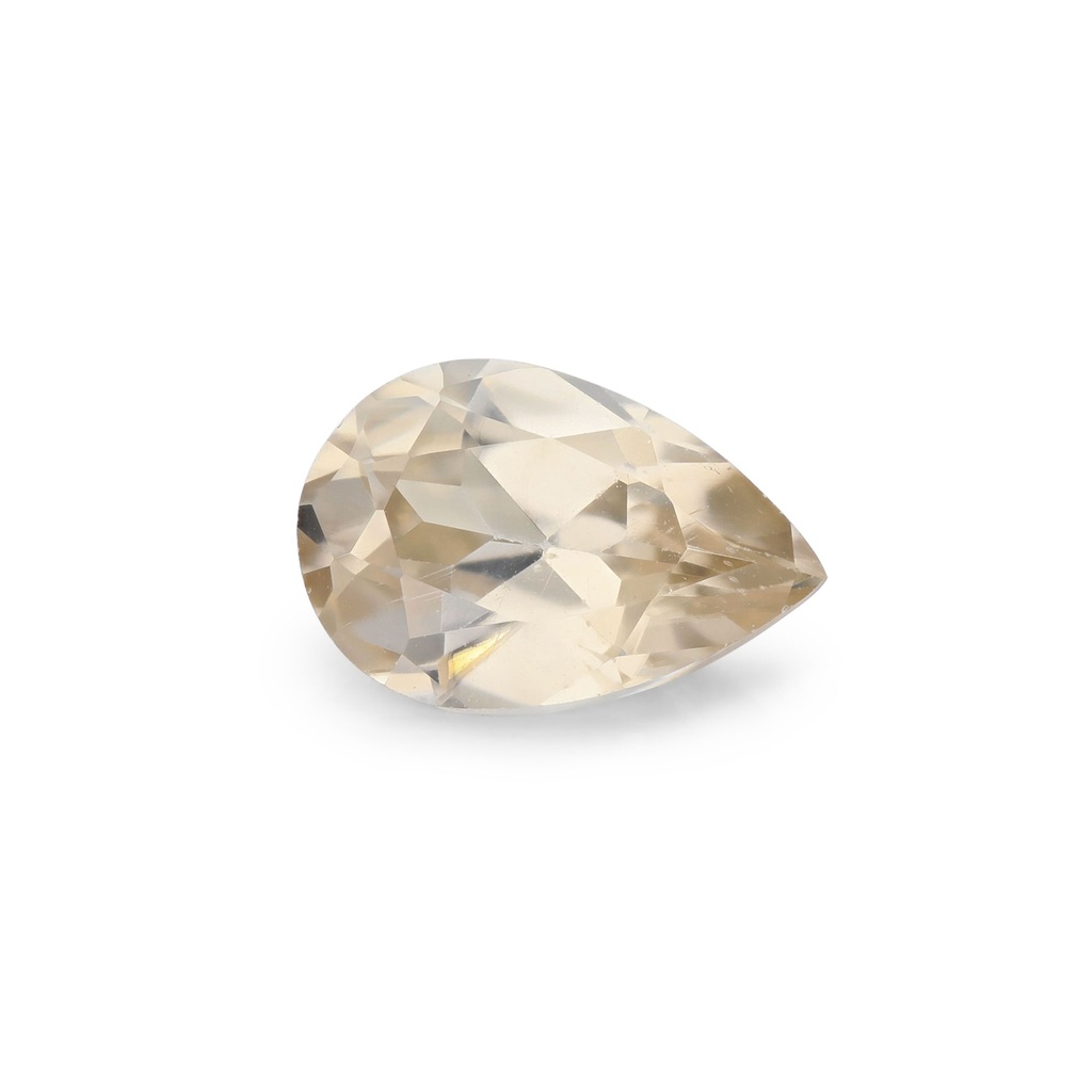 Zircon 9.1x6.1mm Pear Shape Champagne