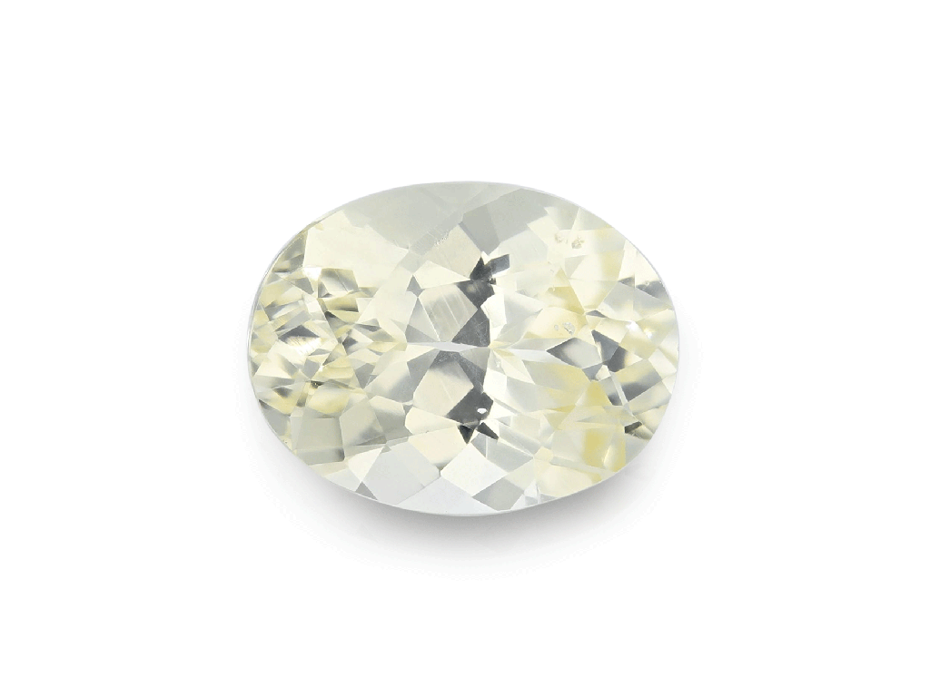 Madagascan Light Yellow Sapphire 7.25x5.5mm Oval