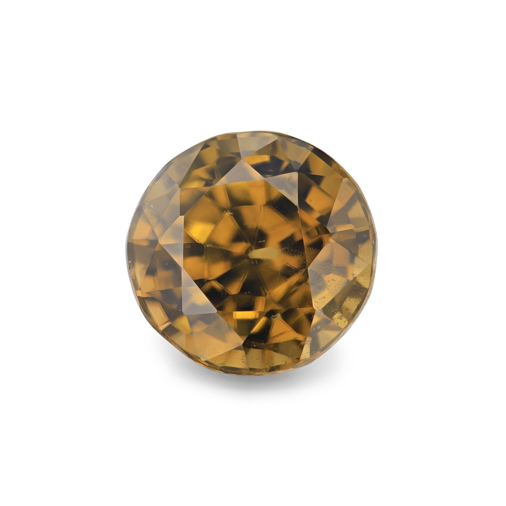 Zircon 8.1mm Round Whisky