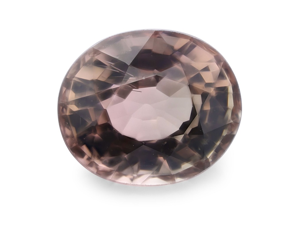 Peach Tourmaline 7.35x6.25mm Oval