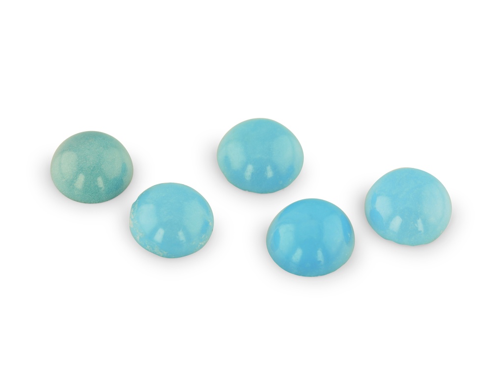 Turquoise Sleeping Beauty 4.50mm Round Cabochon