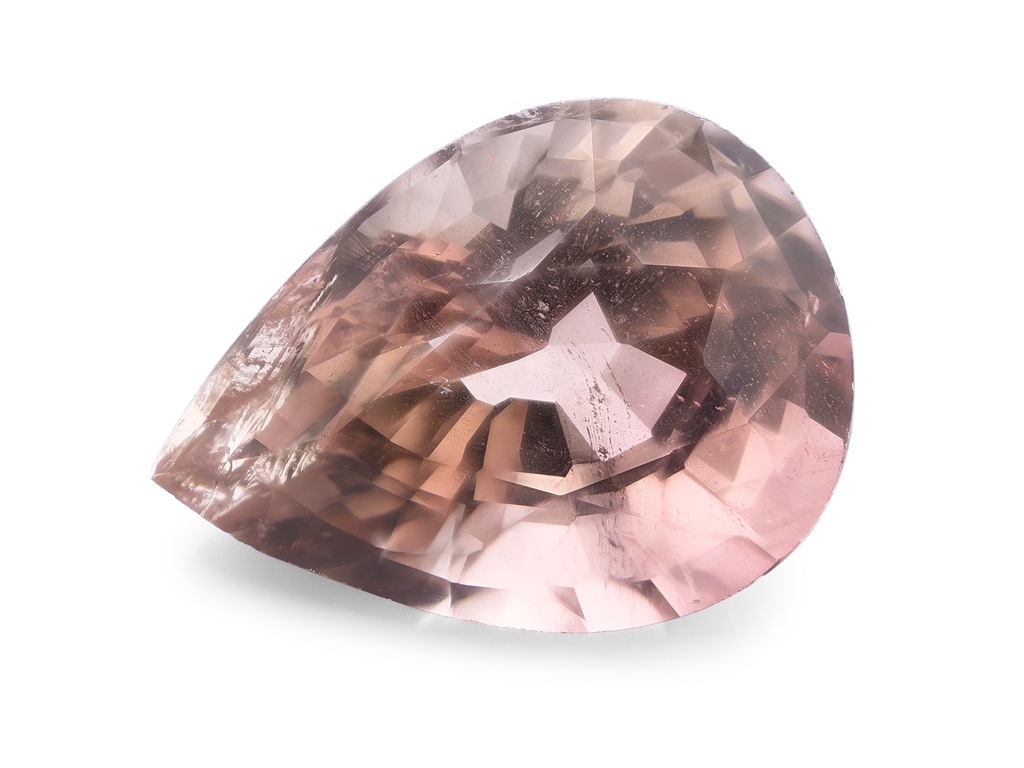 Peach Tourmaline 8.5x6.35mm Pear Shape