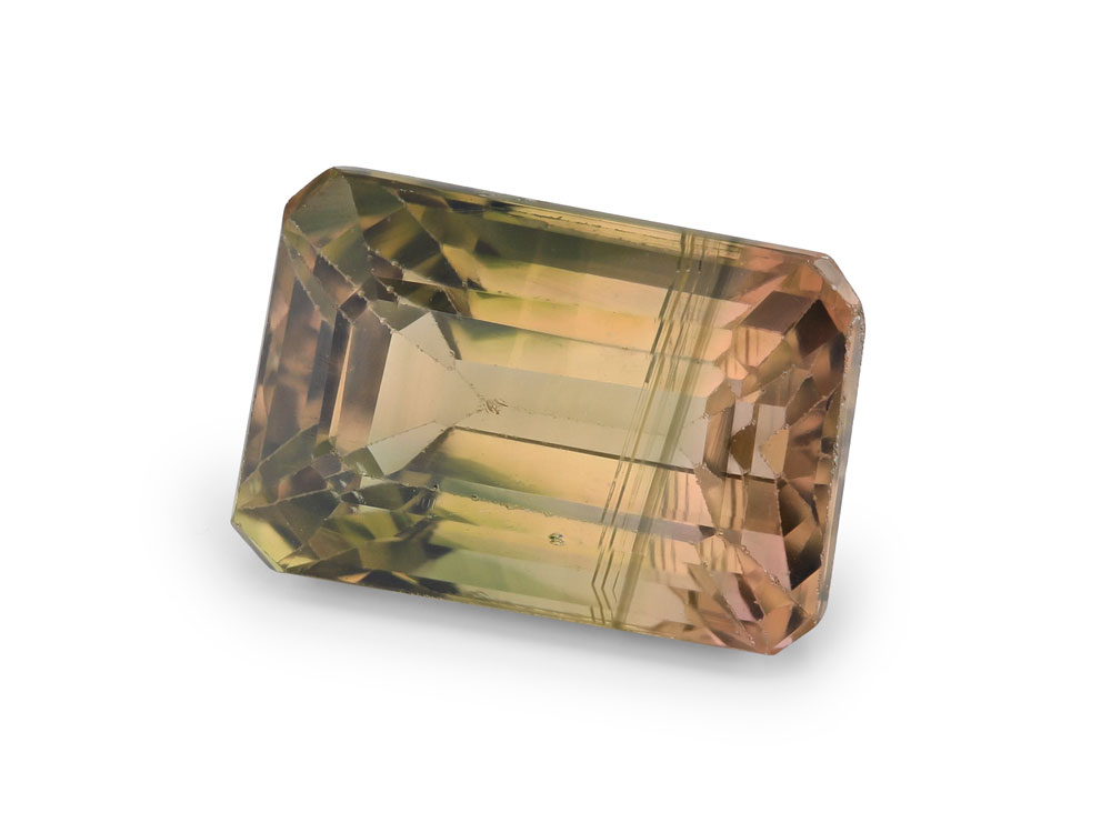 Brown Tourmaline 8.1x6.35mm Emerald Cut