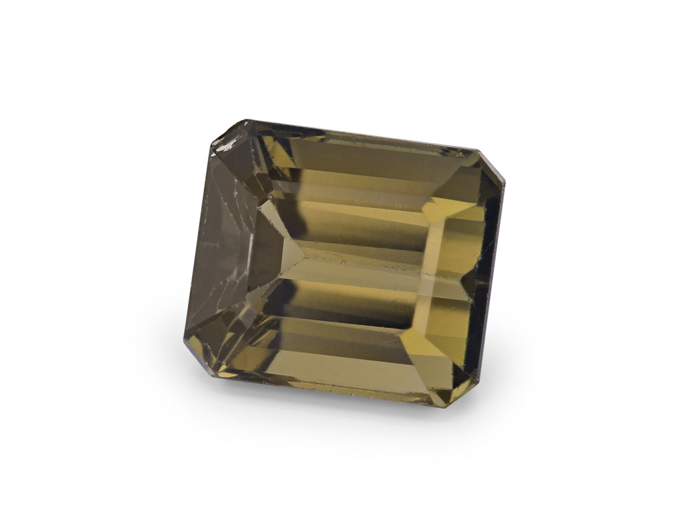 Brown Tourmaline 7x6mm Emerald Cut