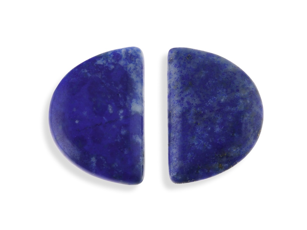 Lapis Lazuli 30x20mm D Shape Cabochon