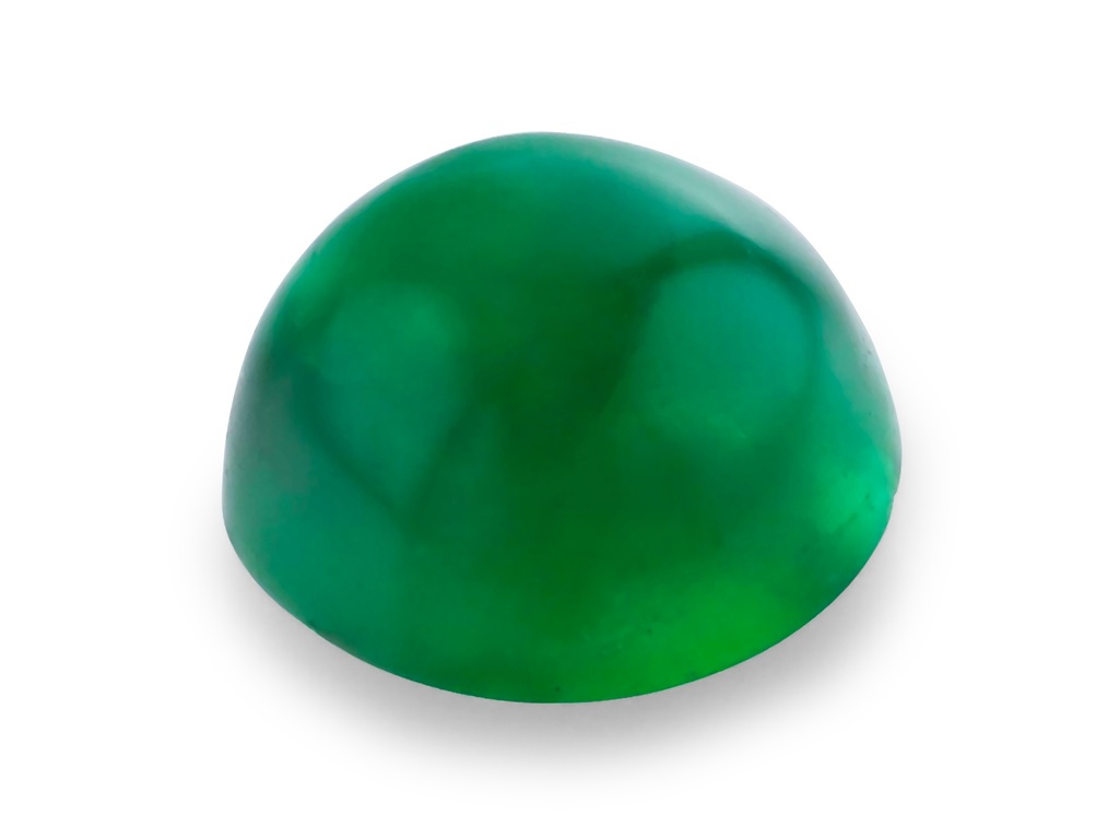 Emerald 3.30mm Round Cabochon