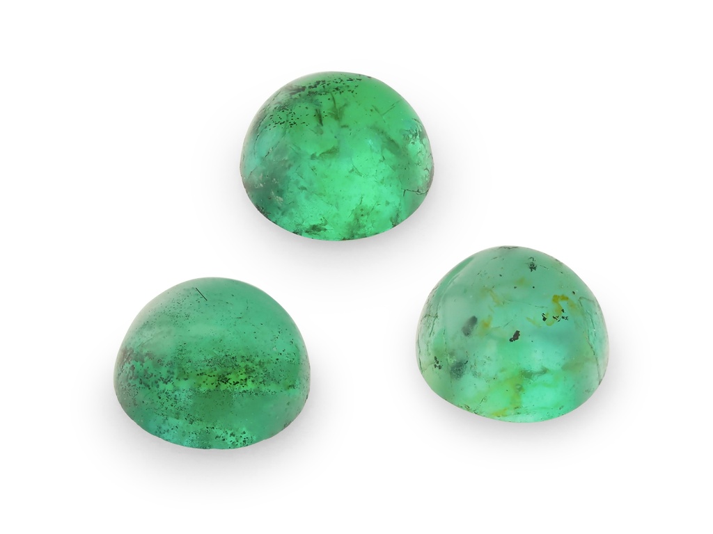 Emerald 1.5-1.75mm Round Cabochon