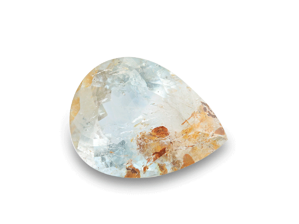 Topaz 22x17mm Pear Shape Blue