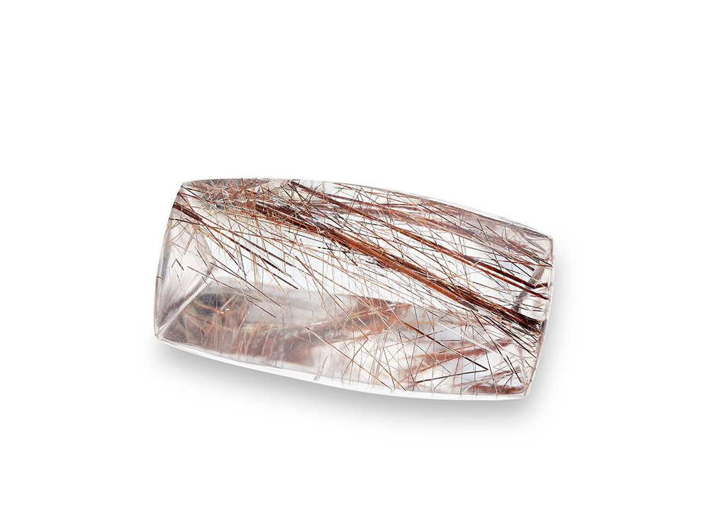 Quartz with Red Rutile 25.5x13mm Barrel