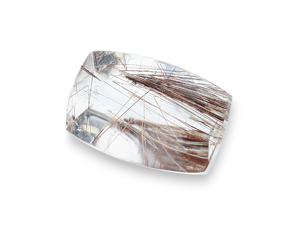 Quartz with Red Rutile 20.5x13mm Barrel