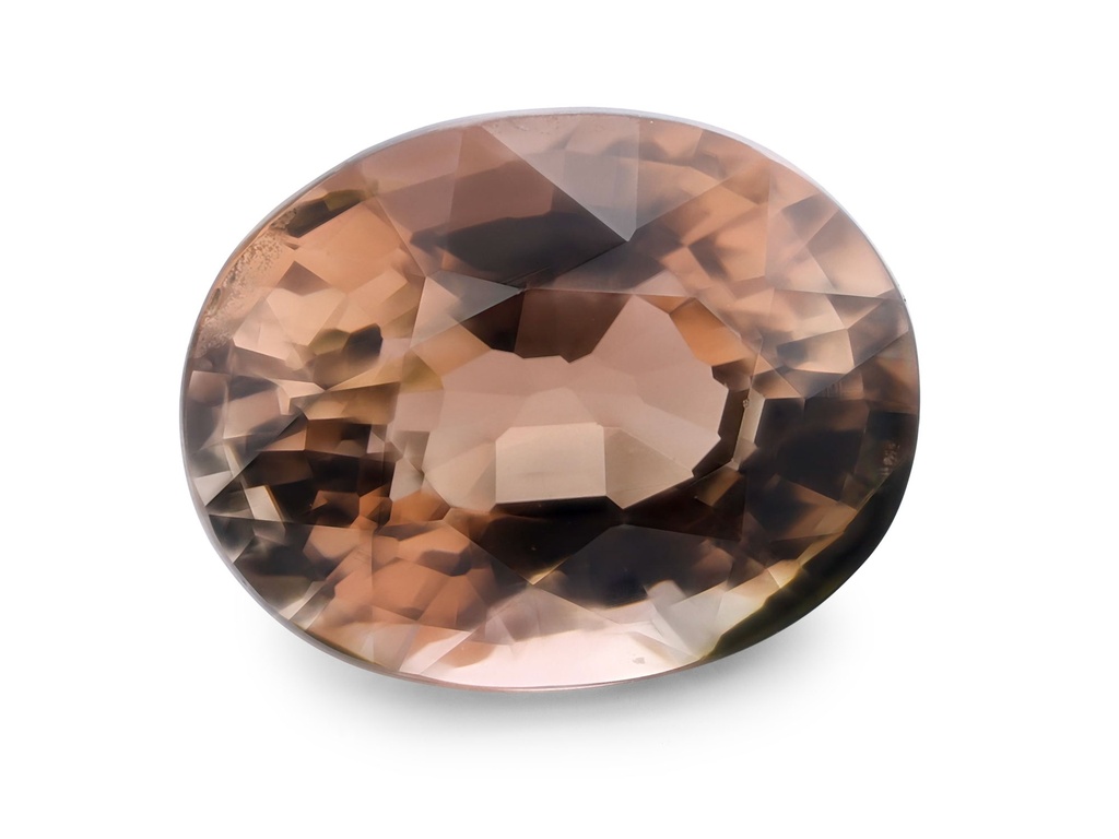 Brown Tourmaline 7.55x5.95mm Oval