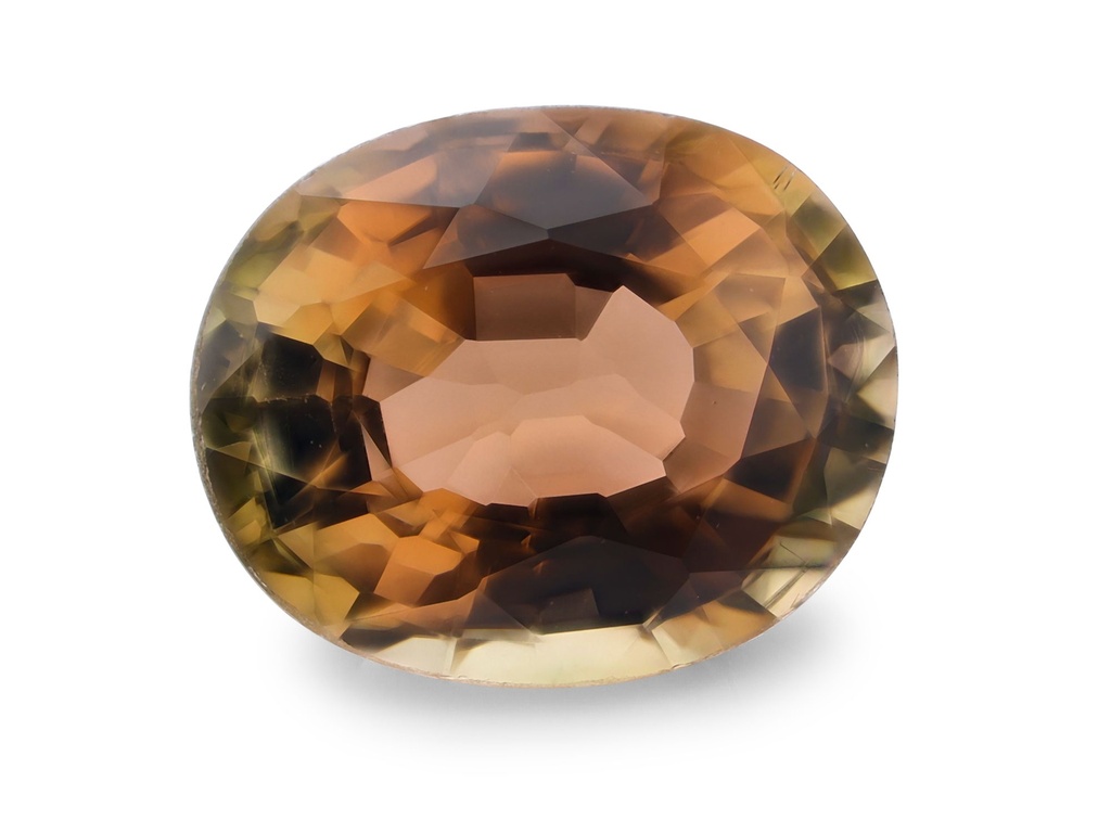 Brown Tourmaline 7.3x5.9mm Oval