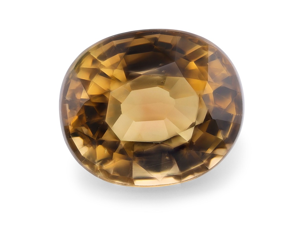 Brown Tourmaline 7.65x6.5mm Oval