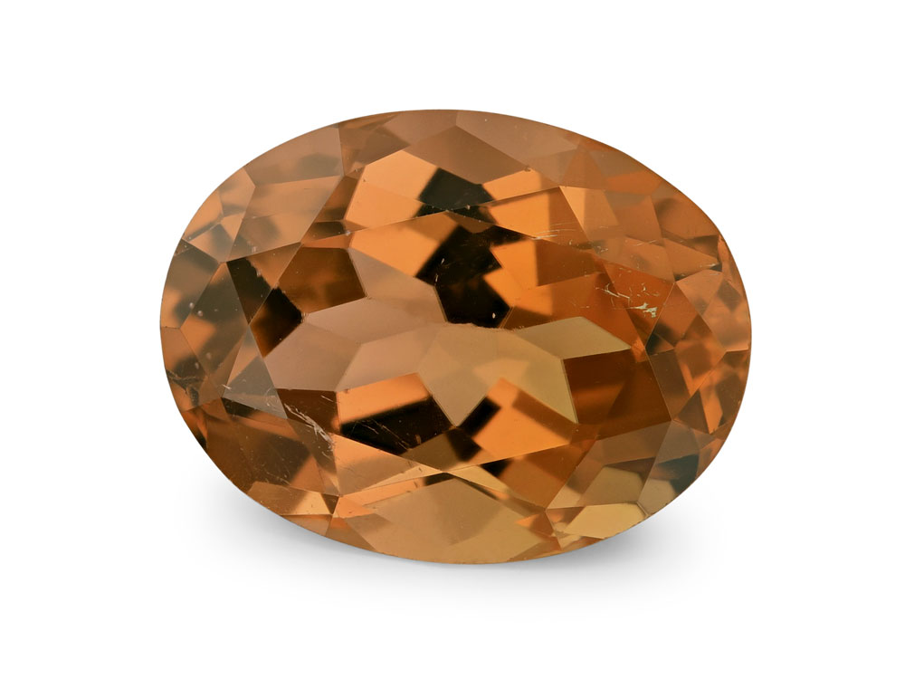 Orange Tourmaline 12.45x9.45mm Oval