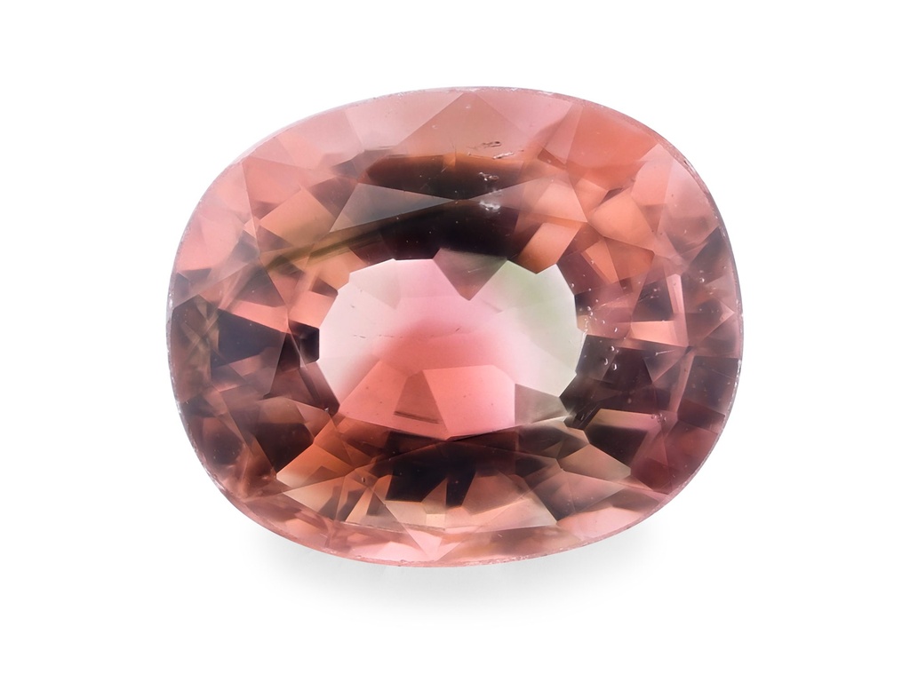 Watermelon Tourmaline 8.2x6.65mm Oval