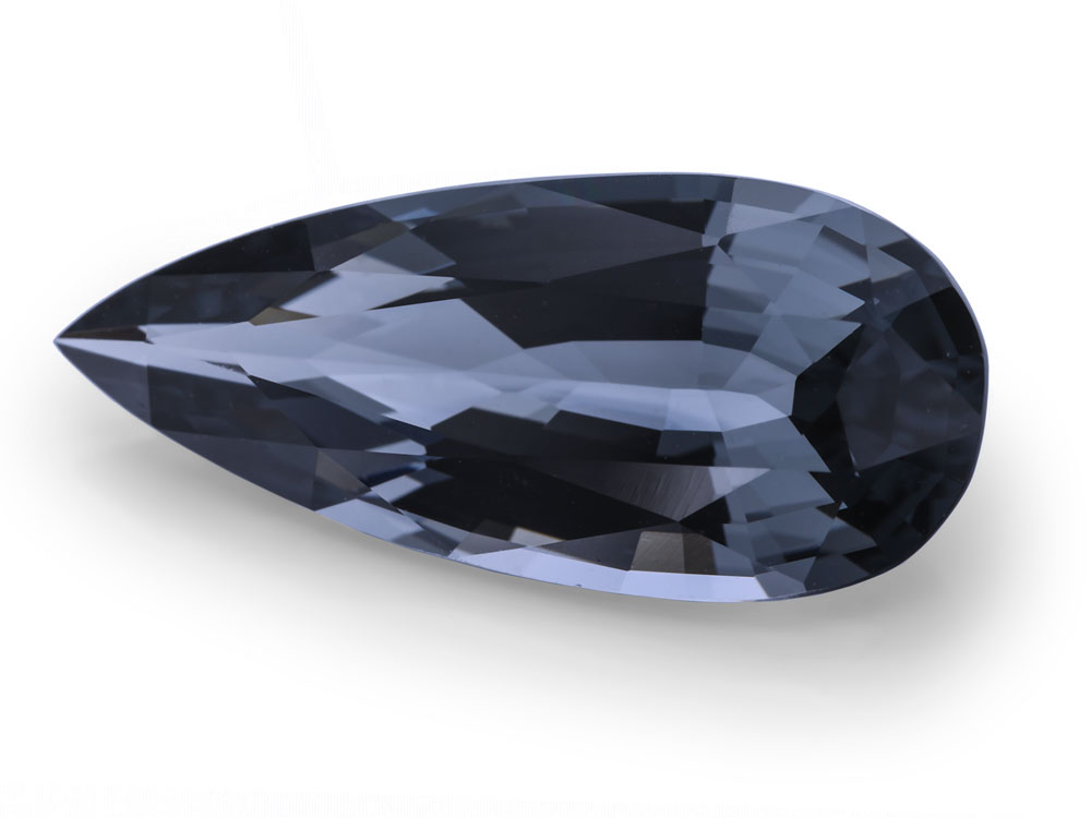 Dark Purple Spinel 16.65x7.4mm Pear Shape