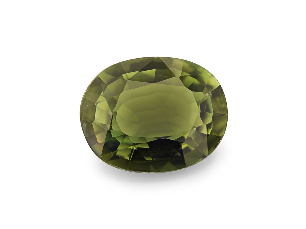 Green Tourmaline 7.5x5.9mm Oval