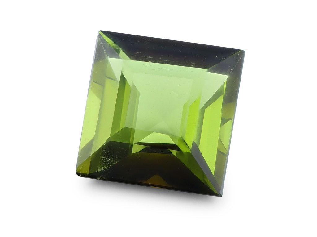 Green Tourmaline 6.00mm Carre Cut