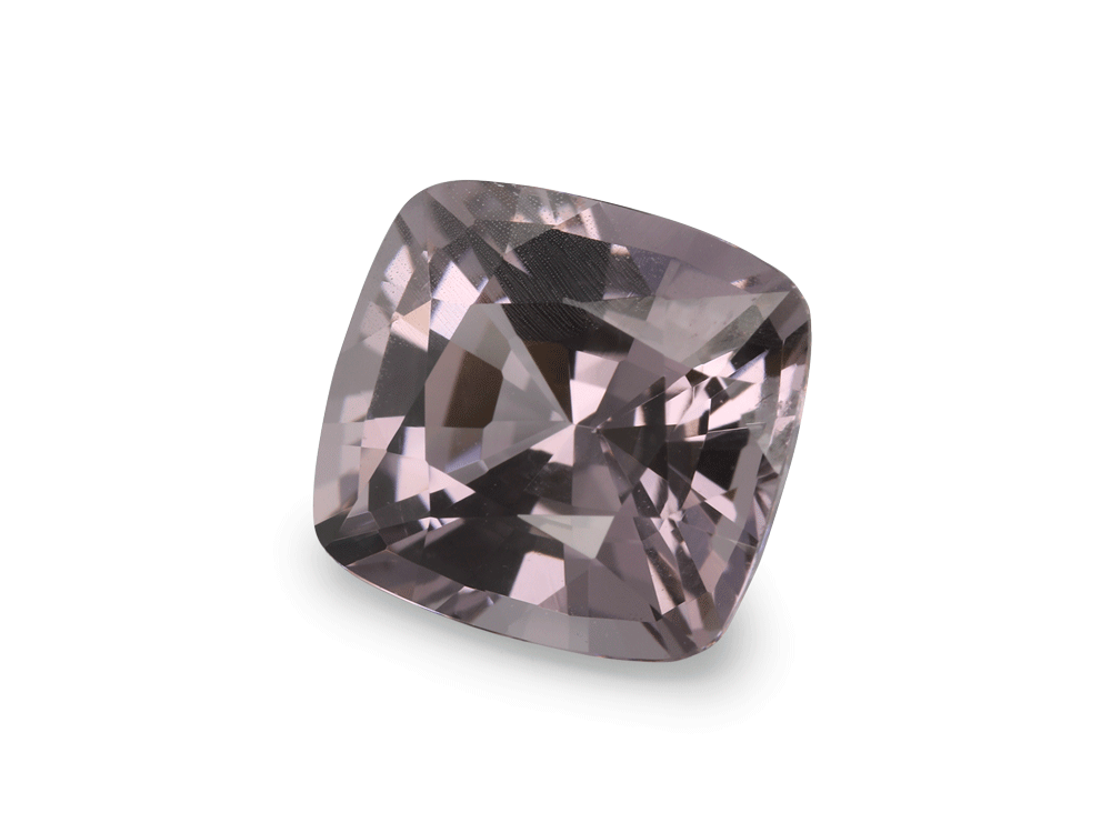 Mogok Spinel 7.3x6.8mm Cushion Pale Purple