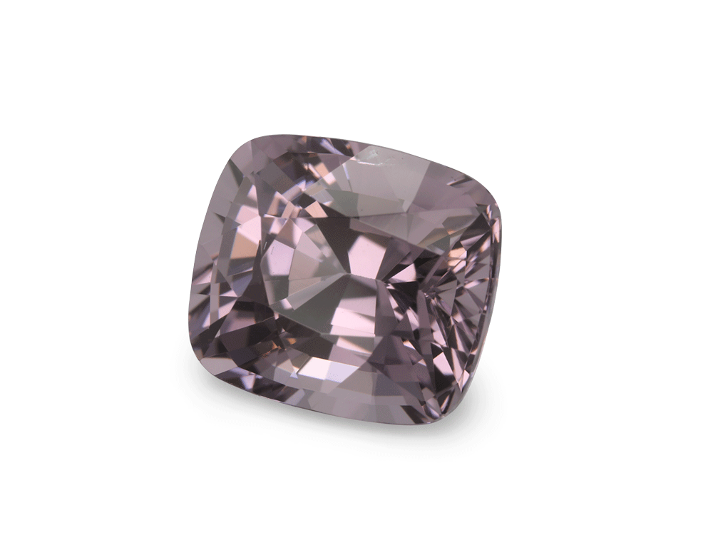 Mogok Spinel 7.3x6.5mm Cushion Light Purple