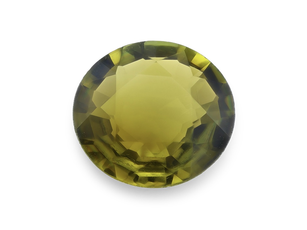 Tourmaline 7.40mm Round Olive Green